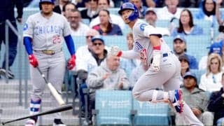 鈴木誠也、2試合ぶりの豪快4号　佐々木朗希から先制弾…敵地騒然、直近5戦で驚異の4発