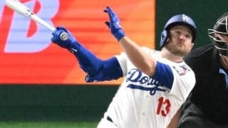 ドジャース　マックス・マンシーが同点２ラン！本拠地が沸き返る　体調不良でも出場→チームトップの９号　四回で途中交代