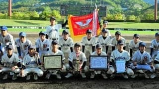 丸亀市立西・東が合同チーム初の優勝　香川県中学校軟式野球大会