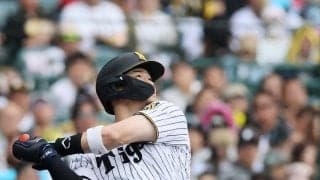【阪神】佐藤輝明がまた驚弾　甲子園右翼に角度39度は超レア　突出パワーと風で実現