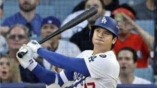 大谷翔平、“難敵”今永昇太からマルチ安打　初回四球→二盗→犠飛で先制ホーム　五回右翼線二塁打　７戦ぶり８度目複数安打