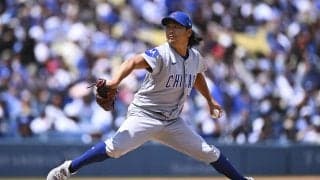 カブス今永昇太、５回に大谷翔平に二塁打を浴びたが、ピンチを脱出