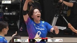 女子バレー、“スッと”落ちるエースで狂喜乱舞 五輪代表の盟友同士のやり合いにファンも熱狂「あの琴奈から！」