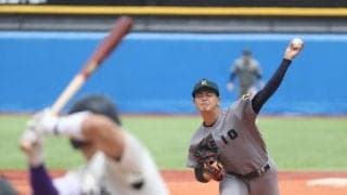 【東京６大学】慶大ドラフト候補の渡辺和大　明大から23年秋以来となる勝ち点もたらす好投