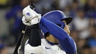 大谷翔平が２試合連続マルチ安打　初回は先制につながる３試合連続安打　七回はチャンス拡大の右前打も２死満塁でスミスが凡退