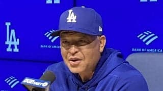 ロバーツ監督、仰天継投策的中に満面笑み　負け展開で“勝利の方程式”「素晴らしい仕事してくれた」　延長戦突入なら「三塁フリーマン」「二塁マンシー」「一塁ラッシング」