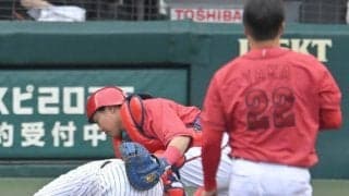 広島・高太一　死球で骨折の阪神・近本に謝罪　「申し訳ないです」関係者を通じて本人に伝える