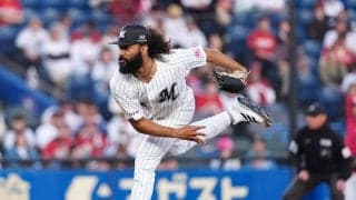 【ロッテ】ジャクソン自己最多の116球、７回わずか１安打で自己最多12奪三振
