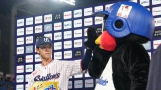 【ヤクルト】ただいま内山壮真、復帰即お立ち台「僕が来たおかげで勝てたかな」自画自賛で笑い誘う