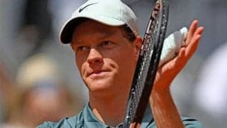  シナー 快勝で2年ぶり2度目の8強 
