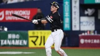 【ソフトバンク】栗原陵矢ダメ押し５号３ラン「しっかり振り切れた」選手会長が打って送って貢献