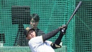 阪神ドラ１立石　フリー打撃再開　４１スイングで柵越え５本　５０メートルダッシュ、離脱後初外野ノックも