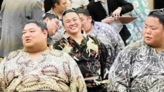 炎鵬　関取復帰で３年ぶり力士会「顔ぶれ変わった」　番付表を目にし涙ぐむも「ここから」