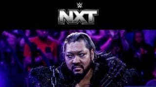 【WWE】新日退団EVILがNXT電撃デビュー　NXT王者に「戦」Tシャツ手渡し不敵な笑み