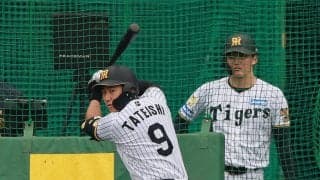 【阪神】ドラ１立石正広、フリー打撃でバックスクリーン直撃弾　順調な回復ぶり見せる