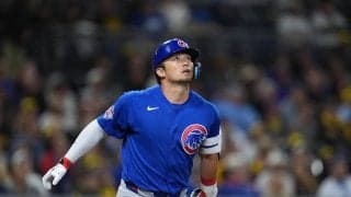 鈴木誠也は２試合連続８度目のマルチ安打で打率.328　カブスは快勝、連敗３でストップ