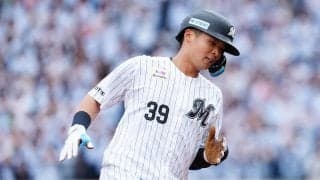 【ロッテ】井上広大、移籍後１号ソロ　マリオジャンプでホームイン！今季初スタメンしっかり結果