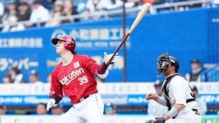 【楽天】打線が初勝利目指すマエケン援護　3回に伊藤裕の適時二塁打で同点、浅村の犠飛で勝ち越し