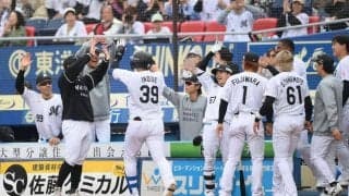ロッテが今季初３連勝で４位浮上　井上広大「めっちゃうれしい」５８５日ぶり安打＆本塁打が決勝弾　八木は１球でリーグトップタイの４勝目　今季初３連勝で最下位脱出