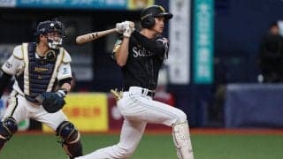 【ソフトバンク】代打笹川吉康が豪快適時二塁打「大きい当たり狙った」　チームは手痛い逆転負け