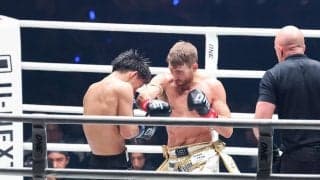 【ONE】与座優貴はベルト奪取失敗、王者ハガティーのカーフキック対策に敗れる
