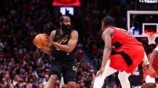 一度もスウィープされずにNBAプレーオフのシリーズへ出場した回数でハーデンがトップ