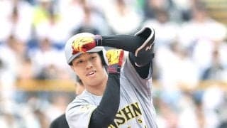 阪神・ドラ３岡城Ｖ撃！初づくしで再奪首　プロ初の安打＆適時打＆打点　中野“代役”で「役割しっかりできた」