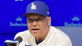 ロバーツ監督が苦言「明確なプランを持ててない選手がいる」先頭打者６度出塁も２点のみ　チグハグ攻撃で連敗「ホームランだけに頼らず」