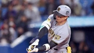 佐藤輝が今季７号ソロ　リーグトップに並ぶ　完璧弾に虎党大歓声　打撃３部門でトップに