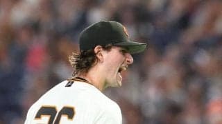 巨人　継投ノーノーならず　七回２死、２番手中川が初安打を許す　３番手船迫投入で１点リードは死守
