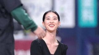始球式でスーパーキャッチの９頭身美女　衣装からのぞいた腹筋背筋「塩抜きも３日しました（笑）」舞台裏明かす
