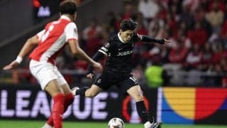 【EL】フライブルク鈴木唯人、トップ下で先発も見せ場作れず　ブラガに1－2で第1戦を落とす