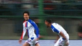 「技術の結晶」鎌田大地、圧巻の“逆足ハーフボレー”で今季初得点！「惚れ惚れする」「最高だ」大一番で1G1Aの大仕事