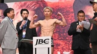 【ボクシング】王者富岡浩介「差を見せられる」挑戦者田中将吾「リベンジできる」ともに計量クリア