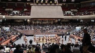 大関霧島が10勝４敗　横綱大の里は相撲を取らず、高安は欠席　横審稽古総見