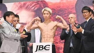 井上尚弥と中谷潤人が公開計量で13秒にらみ合い「伝説は井上尚弥だったと言わせるような日に」