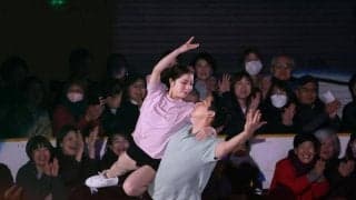 りくりゅうが引退発表後初のリンクで演技披露　三浦は地元凱旋に笑顔「初めて滑ったのがここ。懐かしい気持ちと帰ってこれてうれしい気持ち」場内大歓声