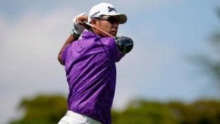 松山英樹、トランプ大統領所有コースで15位スタート　首位と６打差で今季初Vへ　