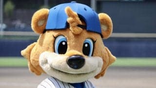 【日本ハム】２軍マスコット「カビー」とフレップ＆ポリーがコラボ　鎌スタに新グッズ続々