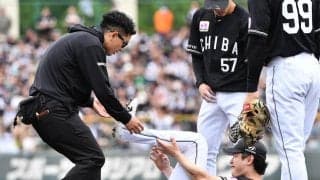 【ロッテ】種市篤暉、左アキレス腱断裂の縫合術　25日ソフトバンク戦で転倒し担架で搬送