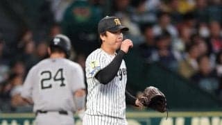阪神・村上が珍しい三者連続四死球　無死満塁から２点の先制を許す