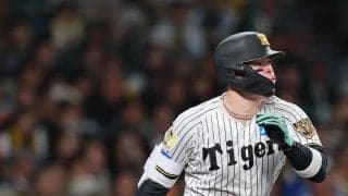 【阪神】佐藤輝明がカウント間違い　歩き始めて白井一行球審と田中将大が同時に「ちょいちょい」