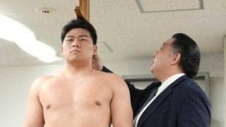 大森康弘「一番上までいきたい。４年以内に」　憧れ大谷に続く世界規模の活躍誓う　夏場所新弟子検査