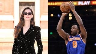 記録的大勝でシリーズ突破のニックス…“勝利の女神”アン・ハサウェイが現地で話題に