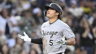 村上宗隆単独トップの13号３ラン「いい角度で上がった」日本人MLB通算1000号の記念弾