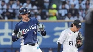 【西武】勝てば勝率５割復帰の試合でネビンが先制貢献　フェンス直撃打→押し出し四球引き出す