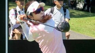 台湾で食中毒…５キロ減から復調　天本ハルカが衝撃の５連続バーディー　自己最少６５でＶ戦線浮上