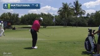 【動画】松山英樹６番でチップインバーディを披露【キャデラックチャンピオンシップ2日目】