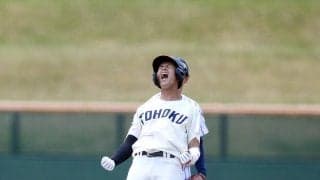 東北福祉大・辻村大我、勝ち越し適時打「次につなげる意識がいい結果に…」広島平川蓮をお手本に