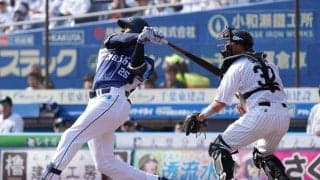 【西武】カナリオ99打席目で来日１号「幸運のナンバーに」と笑顔　驚異の打球速度と飛距離